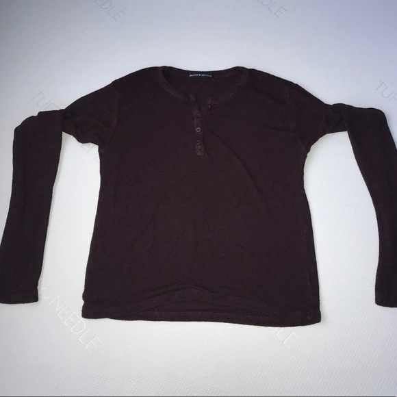 maroon brandy long sleeve - Picture 1 of 3
